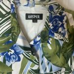 Kasper  Linen‎ Blend Tropical Print Blazer Photo 6