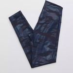 Aerie NWOT OFFLINE Real Me High Waisted Camo Legging BLUE XS Photo 4