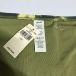 Aerie  Bikini Bottom Ruffle Tie Dye Olive Green Yellow L Photo 2