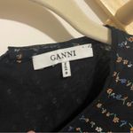 Ganni  Mullin Georgette Floral Blouse size Small Photo 7