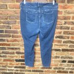 Torrid  Medium Wash Blue Distressed Denim Stretch Jegging Jeans Women's Size 22 Photo 3