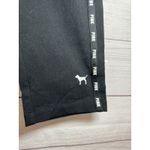 Victoria's Secret PINK Women's SMALL Yoga CROP LEGGING BLACK Elastic Waist Photo 4