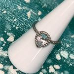 10K W/Gold Quartz Teardrop Halo Ring Gold Photo 6