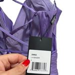 La Femme NEW NWT  Criss Cross Back Maxi Gown In Lavender Photo 8