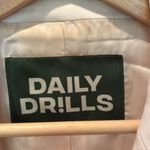 Daily Drills  Blazer Cream Oversized Jacket NWOT Size Small Photo 2