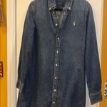 Ralph Lauren BLUE DENIM DRESS
SIZE LARGE FULL LENGTH BUTTON DOWN SHIRT/DRESS Photo 1