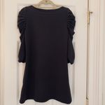 Anthropologie  Tulle Charcoal Long Sleeved Dress | XS Photo 2