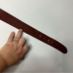 Eddie Bauer genuineā leather belt size small Photo 5