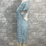 Lulu's Romance Language Light Blue Backless Lace Dress Size L Photo 3