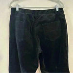Rafaella  Velvet Trouser Dress Pants Womens 12 Black Chino Mid‎ Rise Casual Photo 5