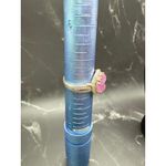 Vintage STS 925 Pink Sapphire Cluster Cocktail Ring Size 8 Photo 3