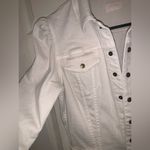 Nwot MOTHER Puffy Bruiser Mini Dress cream fall Denim Jeans revolve 395$ casual White Photo 3