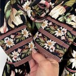 Farm Rio Black Surreal Flowers Long Sleeve Mini Dress Size S Photo 4