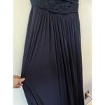 Birdy Grey NWOT  Elsye Dress Navy Blue Mesh Long Formal Bridesmaids Dress Small Photo 6