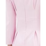 Tibi Lace-Up Crepe Midi Dress Purple Lilac Size 8 Photo 4