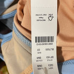 J.Crew  1 Piece Swimsuit Bathing Suit Plunge Neck Plus Sz Misty Blue Sz 22 NWT Photo 4