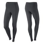 Nike  Organic Leg-A-See Swoosh Logo High Waisted Cotton Leggings Tights Gray XS Photo 8