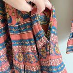 ZARA Printed Floral Crossover Jumpsuit Romper Size S V Neck Photo 5