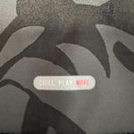 Aerie  Tropical Print Side Pocket Bike Shorts in Black & Gray Photo 2