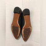 Aquatalia black leather pointy toe slip on loafers shoes size 7 Made in Italy Photo 7