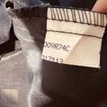 Adonna Womens VTG Satin M Long Nightgown Blue Floral Lace Rare Sexy Dress Goth Photo 4