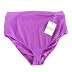 Show Me Your Mumu Sail Bikini Bottom in Ultra Violet Scrunch 1X NWT Photo 3