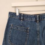 Old Navy Y2K Blue Jeans Mid Rise Denim Shorts 100% Cotton Utility Pockets 6/8 Photo 4