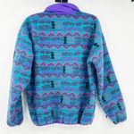 Columbia  Womens Vintage 90s Made in USA Fleece Aztec Print Outdoor Jacket Size L Photo 6