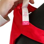 No Boundaries  juniors XXL (19) Red lattice collar shark‎ bite dress tie Photo 4