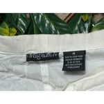 Vintage Bohemain Cottagecore 100% Cotton White Midi Flowy Skirt Size Medium Photo 6