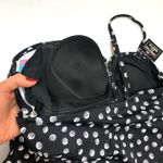 Swim Solutions Keyhole Hardware Tankini Swim Top Size 14 Photo 5