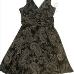 R&K originals Elegant‎ Black Paisley Dress Size 16 Photo 0