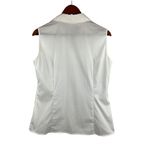 Sleeveless Fair Indigo White Button Photo 1