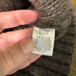 Aphorism Brown V Neck Tunic Length Short Sleeve Sweater Size Large Wool Alpaca Photo 4