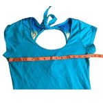 OP Cutout Ribbon Gradient T Shirt Preppy Coastal Beach Summer Travel Photo 2