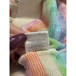 Maus & Hoffman Rainbow Plaid Knit Sweater Crewneck Long Sleeve Size XL Green Photo 6