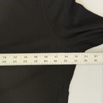 Madewell  Ribbed Long-Sleeve Boatneck Top WMNS XL Black Pullover Stretch Slim Fit Photo 5