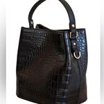 Aota All Of The Above Elena Bucket Bag Women's Black Vegan Leather Crossbody NWT Photo 2