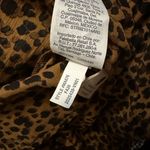 Madewell Balloon-Sleeve Button-Up Top in Painted Leopard Size S Photo 6