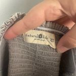  Shorts Natural Life Daisy Skort silver smocked size XS Photo 4