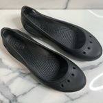 Crocs Women's Black Comfort Slip-On Kadee Flats Sz 6 Waterproof Minimalist Photo 1