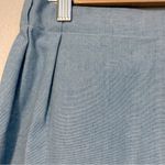 Vintage handmade chambray toyland holiday‎ Christmas skirt (small?) Blue Photo 3