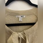 Amuse Society Gold Shimmer Sparkly Bell Sleeve Top “Sparks Fly” Photo 2