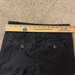 Anthropologie Embroidered Side Stripe Black ankle pants Size 0 boho high rise Photo 11
