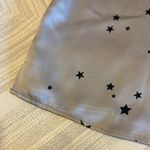 Cami NYC  Silver with Black Stars Women's Silk Camisole Tank Top - Size S Photo 2