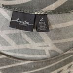 Chico's Travelers Top Women Large Multicolor Print Stretch Slinky Blouse Side Tie Photo 6