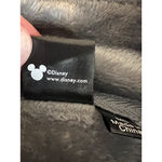 Disney Womens  Top Size M Gray Velour Pullover Minnie Silhouette Long Sleeve NWT Photo 7