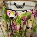 Bebe Off Shoulder Flowy Flower Top Size Large Photo 1