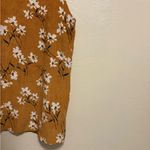 Listicle  Tan Floral Midi Dress Photo 6