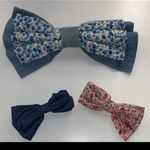 Claires Hair ditsy flower bow clips Multiple Photo 1